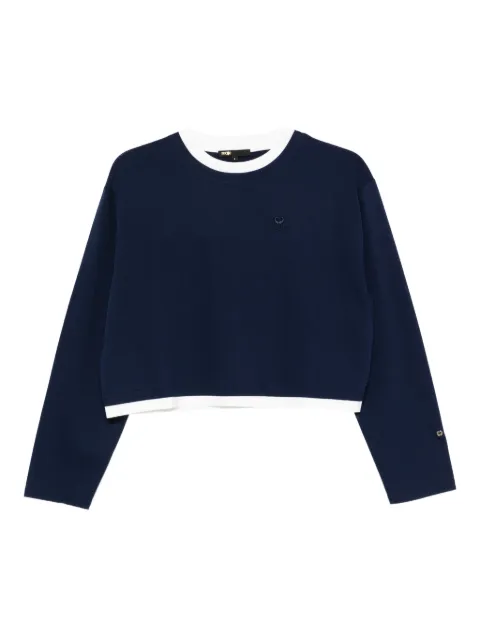 Maje layered-effect T-shirt Blue MFPTS01010