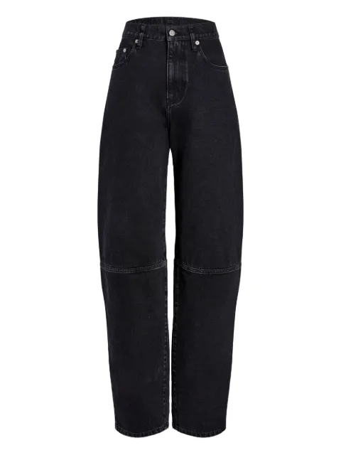 Proenza Schouler Fontana belt-loop jeans Black R2618001DC072