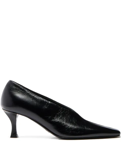 Proenza Schouler Trap square-toe pumps Black SH261115C008WC