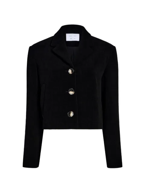 Proenza Schouler White Label Nima corduroy jacket Black WL2612174AY217