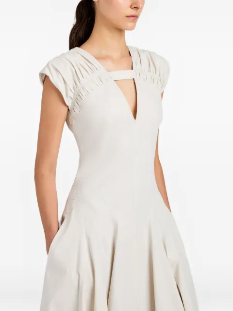 Proenza Schouler Manoela cut-out midi dress White R2613024SC083