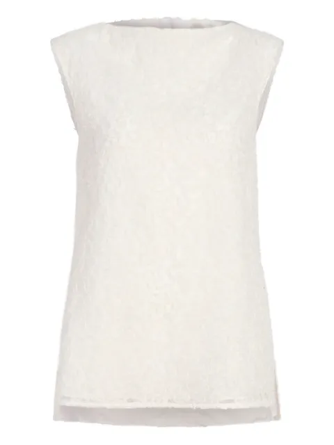 Proenza Schouler Virginie embroidery-detail top White R2614025EM209