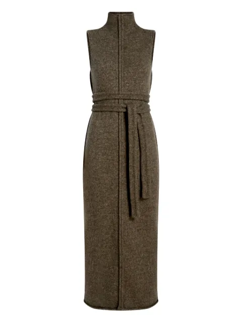 Proenza Schouler White Label Zola knit belted dress Brown WL2617537KY330