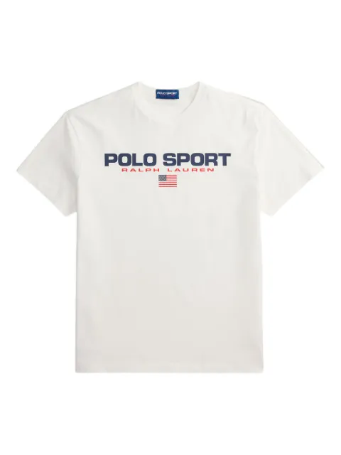 Polo Ralph Lauren classic fit Polo Sport jersey T-shirt White 710B14759006