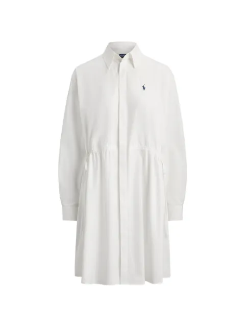 Polo Ralph Lauren Margo long-sleeves shirt dress White 211B19986003