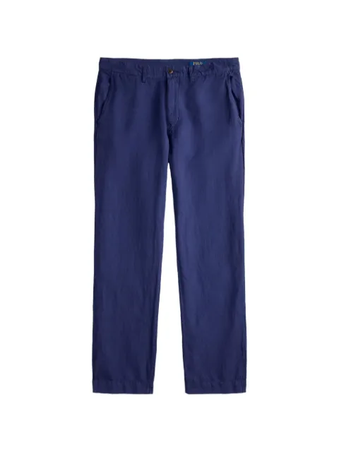 Polo Ralph Lauren embroidered-logo trousers Blue 710A13235002