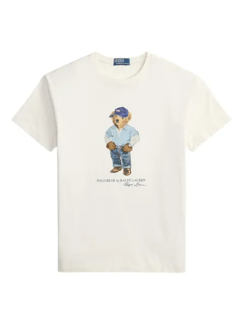 Polo Ralph Lauren Polo Bear logo-print T-shirt White 710B14615001