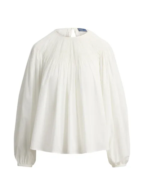 Polo Ralph Lauren Olivia pleated blouse White 211A12791001