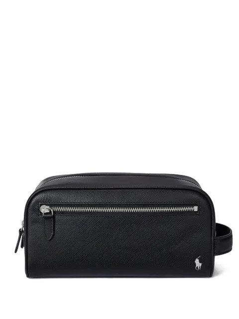 Polo Ralph Lauren Saffiano leather travel case Black 405931676003