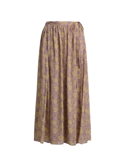 Polo Ralph Lauren floral-print crinkled skirt Neutrals 211A96333001