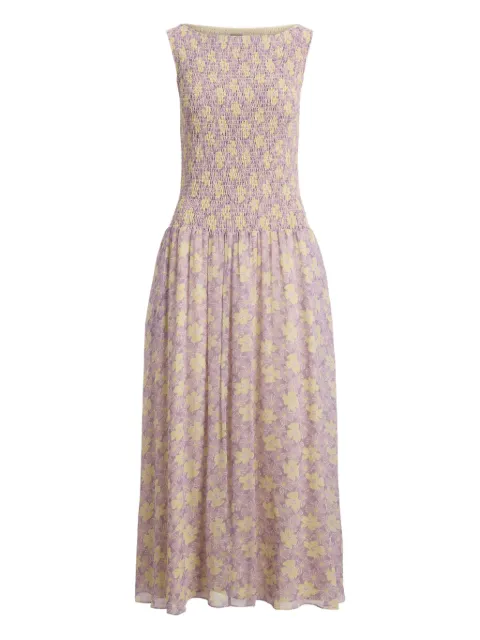Polo Ralph Lauren floral smocked dress Purple 211A96345001