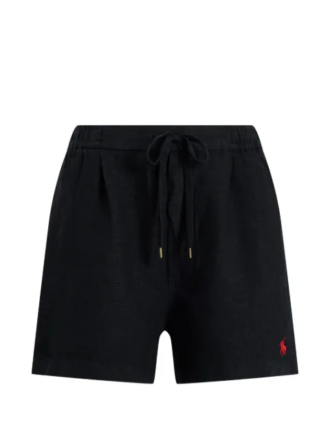 Polo Ralph Lauren logo-embroidered drawstring shorts Black 211A12950001