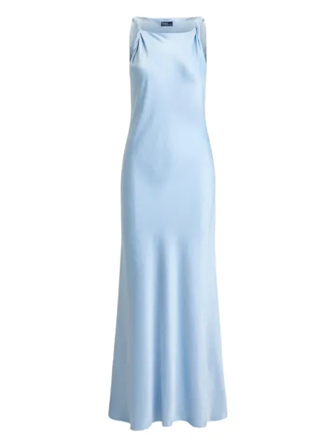 Polo Ralph Lauren twisted-strap satin dress Blue 211A96352002