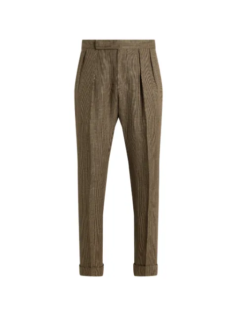 Polo Ralph Lauren Glen-plaid pleated trousers Brown 715A12322002