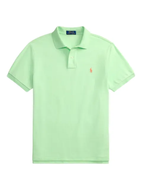 Polo Ralph Lauren embroidered-logo piqué polo shirt Green 710680784512
