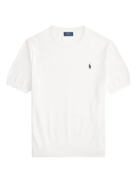 Polo Ralph Lauren cotton crewneck short-sleeve jumper White 710980681004