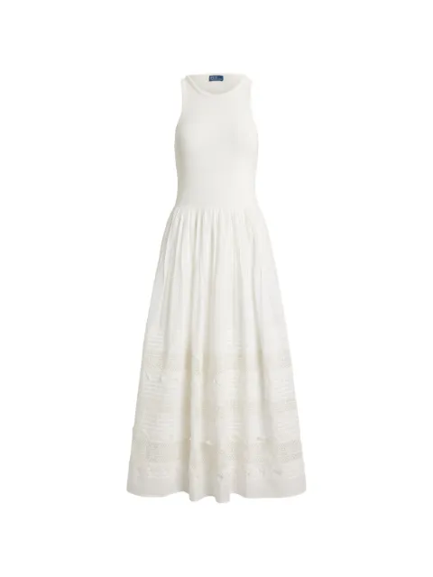 Polo Ralph Lauren sleeveless lace dress White 211A12914001