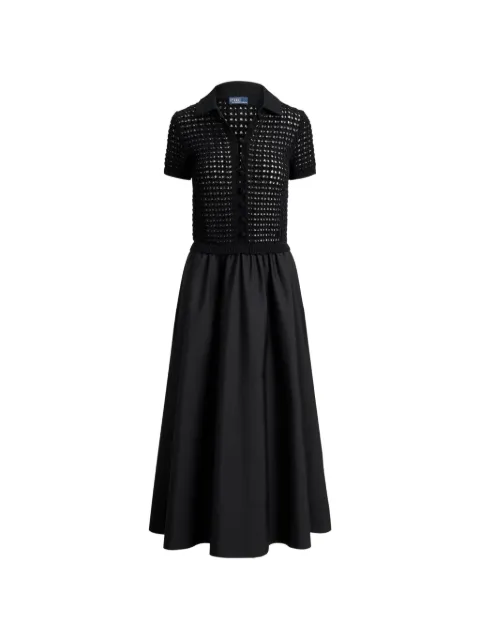Polo Ralph Lauren knit-bodice cotton dress Black 211B26454001