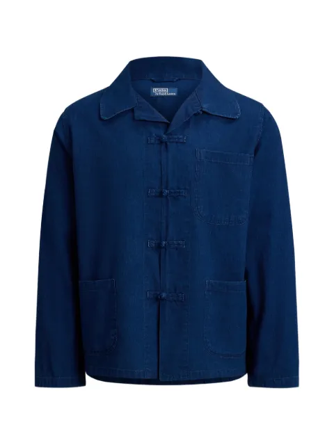 Polo Ralph Lauren button cotton overshirt Blue 710P08168001