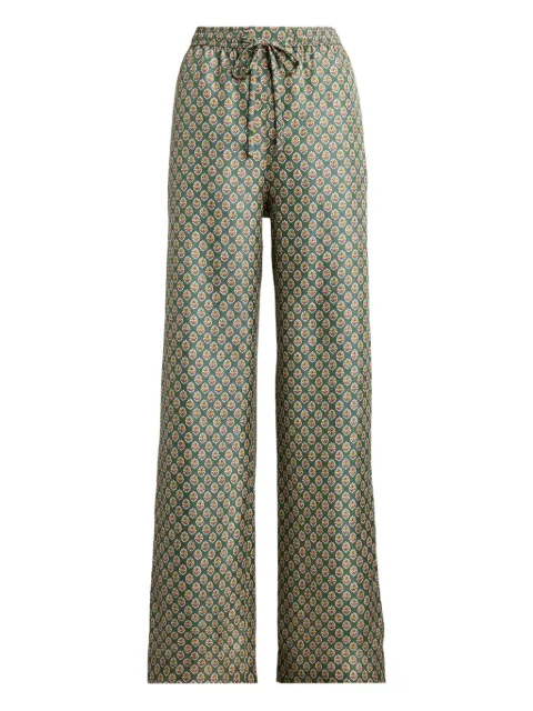 Polo Ralph Lauren floral-print palazzo pants Green 211A96338001