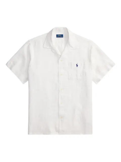 Polo Ralph Lauren embroidered pony short-sleeved shirt White 710966421504
