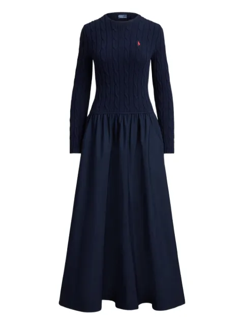 Polo Ralph Lauren maxi cable-knit dress Blue 211A96349004