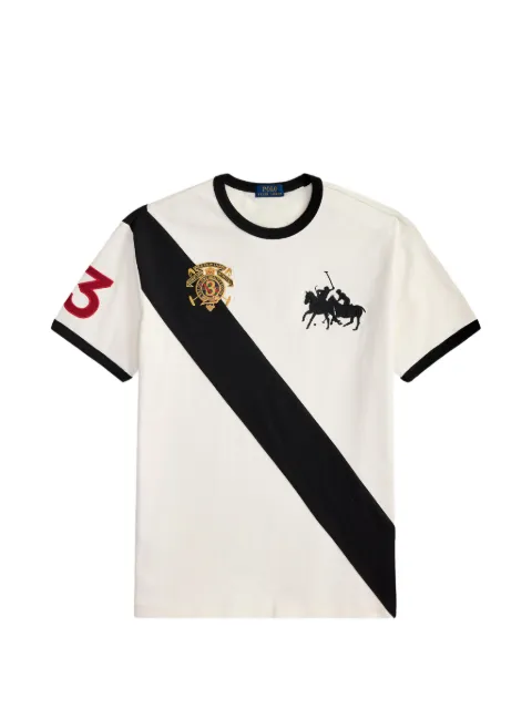 Polo Ralph Lauren logo-detail T-shirt Neutrals 710B14215001