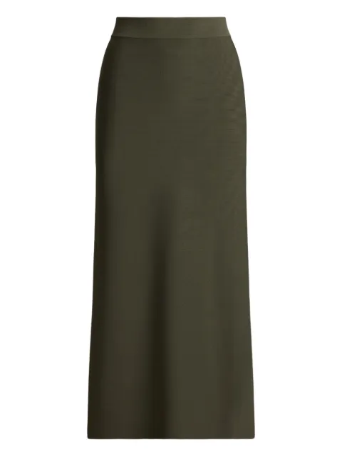 Polo Ralph Lauren ribbed midi skirt Green 211A96323001