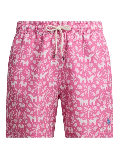 Polo Ralph Lauren drawstring-fastening swim short Pink 710B14028001