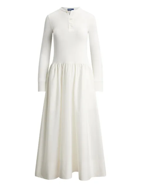 Polo Ralph Lauren Henley-style maxi dress White 211A96347001