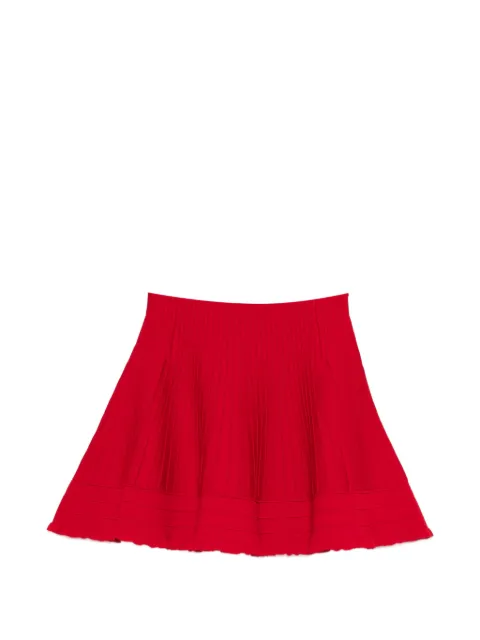 Maje compact knit short skirt Red MFPJU01629