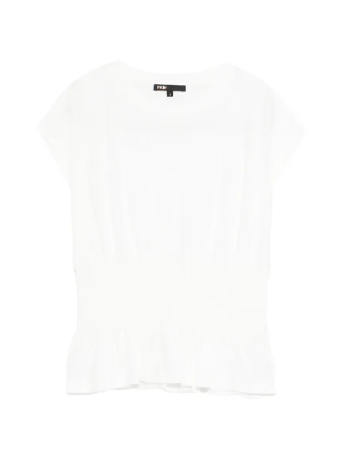 Maje ruffled T-shirt White MFPTS01033