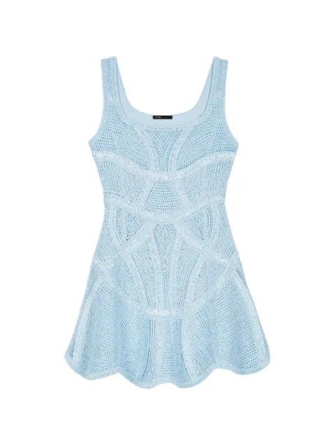 Maje short crochet dress Blue MFPRO04796