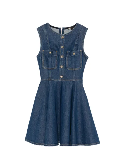 Maje short flared denim dress Blue MFPRO04793