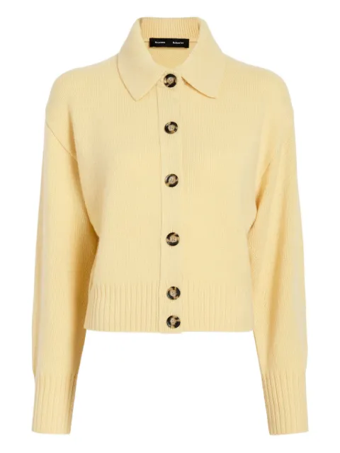 Proenza Schouler Rocio button cardigan Yellow R2617313KK025