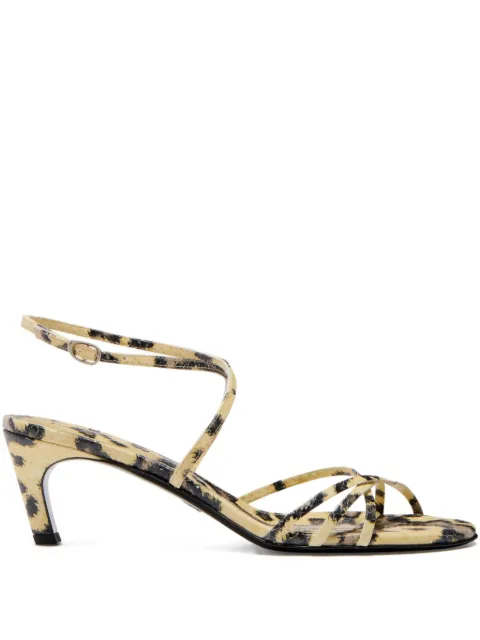 Proenza Schouler Uma embossed-python sandals Neutrals SH261104G006WG