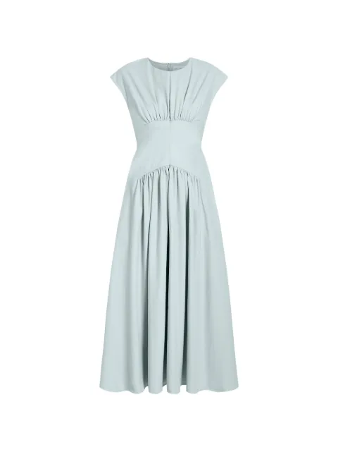 Proenza Schouler White Label Nyssa ruched-detail maxi dress Blue WL2613663SC099