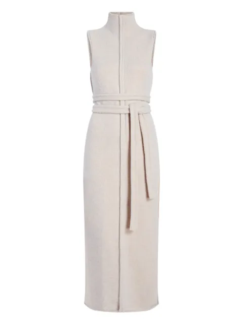 Proenza Schouler White Label zip belted knit Zola Dress Neutrals WL2617537KY330