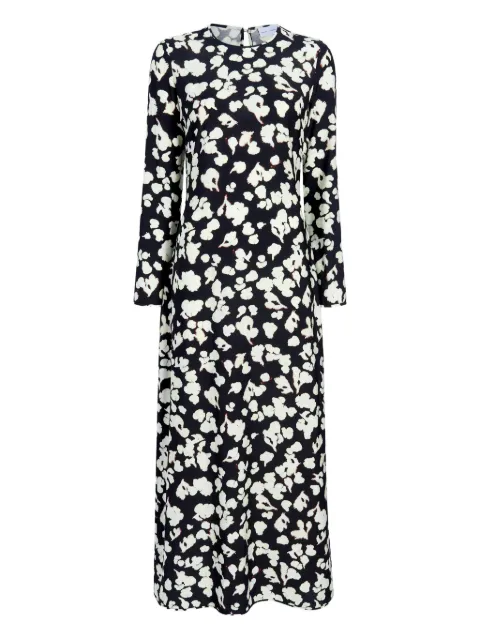 Proenza Schouler White Label Waverly floral dress Black WL2613614BY368