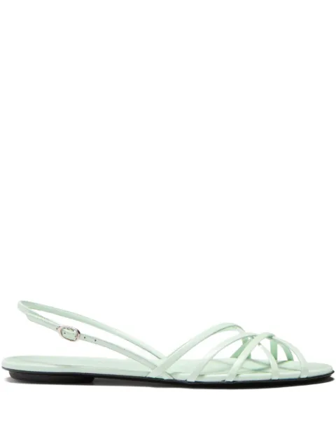 Proenza Schouler Uma slingback sandals Green SH261103G002FR