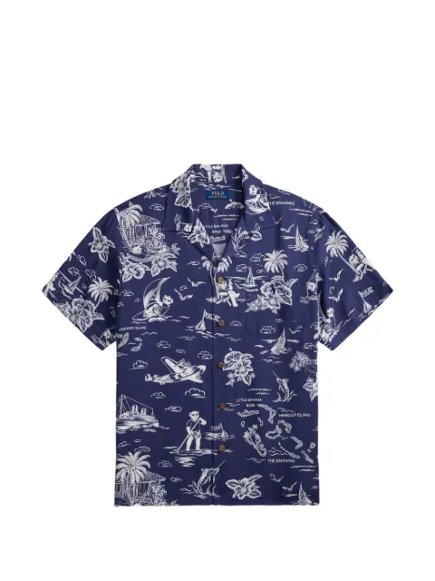 Polo Ralph Lauren graphic-print shirt Blue 710B14282001