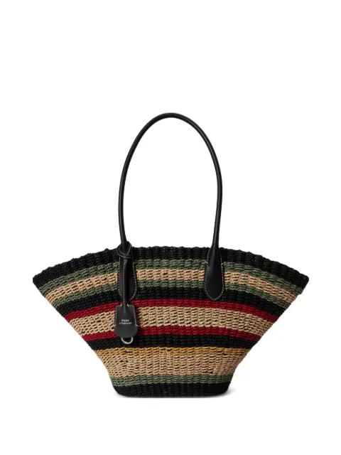 Polo Ralph Lauren Bellport raffia basket tote Neutrals 428P01438001