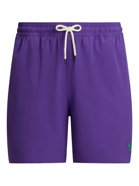 Polo Ralph Lauren Traveler logo-embroidered swim shorts Purple 710957782505
