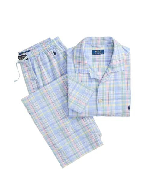 Polo Ralph Lauren check cotton pyjama set Blue 714899627015
