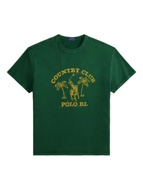 Polo Ralph Lauren graphic-print T-shirt Green 710B13513001