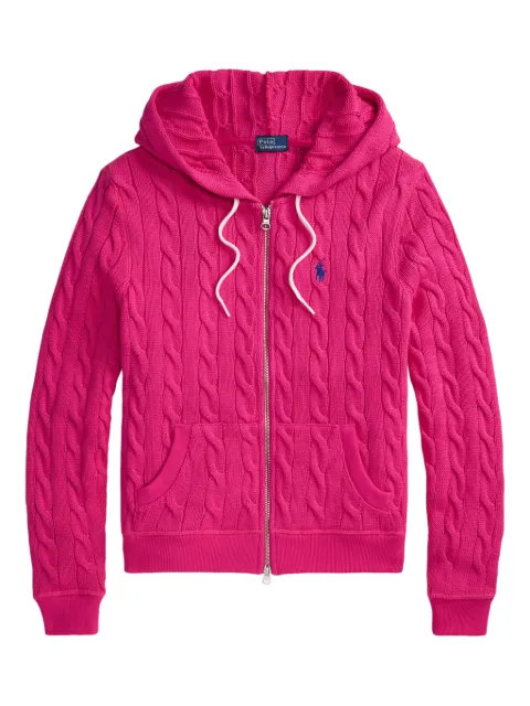 Polo Ralph Lauren cable-knit zip-up cardigan Pink 211959124500