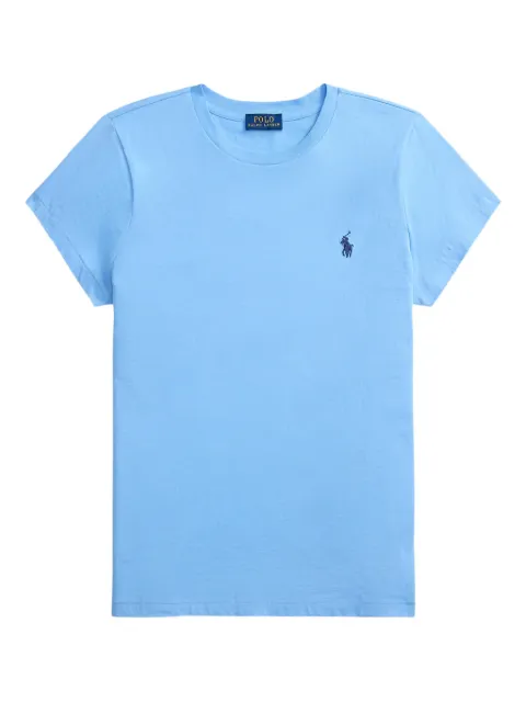 Polo Ralph Lauren embroidered round-neck T-shirt Blue 211B14605005