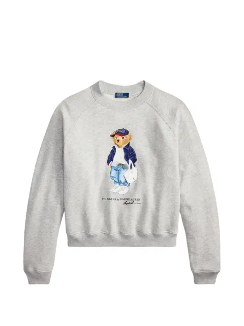 Polo Ralph Lauren Polo Bear-print crew-neck sweatshirt Grey 211A96185001