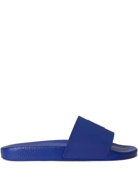 Polo Ralph Lauren logo-patch slides Blue 809P07314001