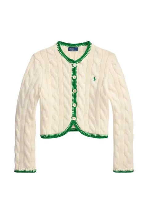 Polo Ralph Lauren cable-knit cardigan Neutrals 211A12716001